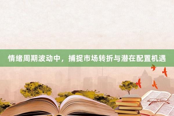 情绪周期波动中，捕捉市场转折与潜在配置机遇