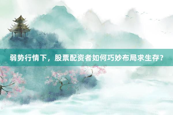 弱势行情下，股票配资者如何巧妙布局求生存？